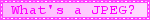 Button gif with what's a peg ? written